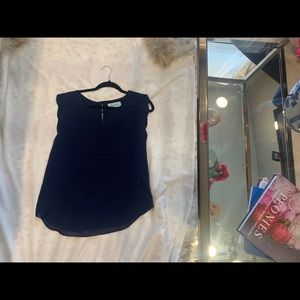 Navy blouse
